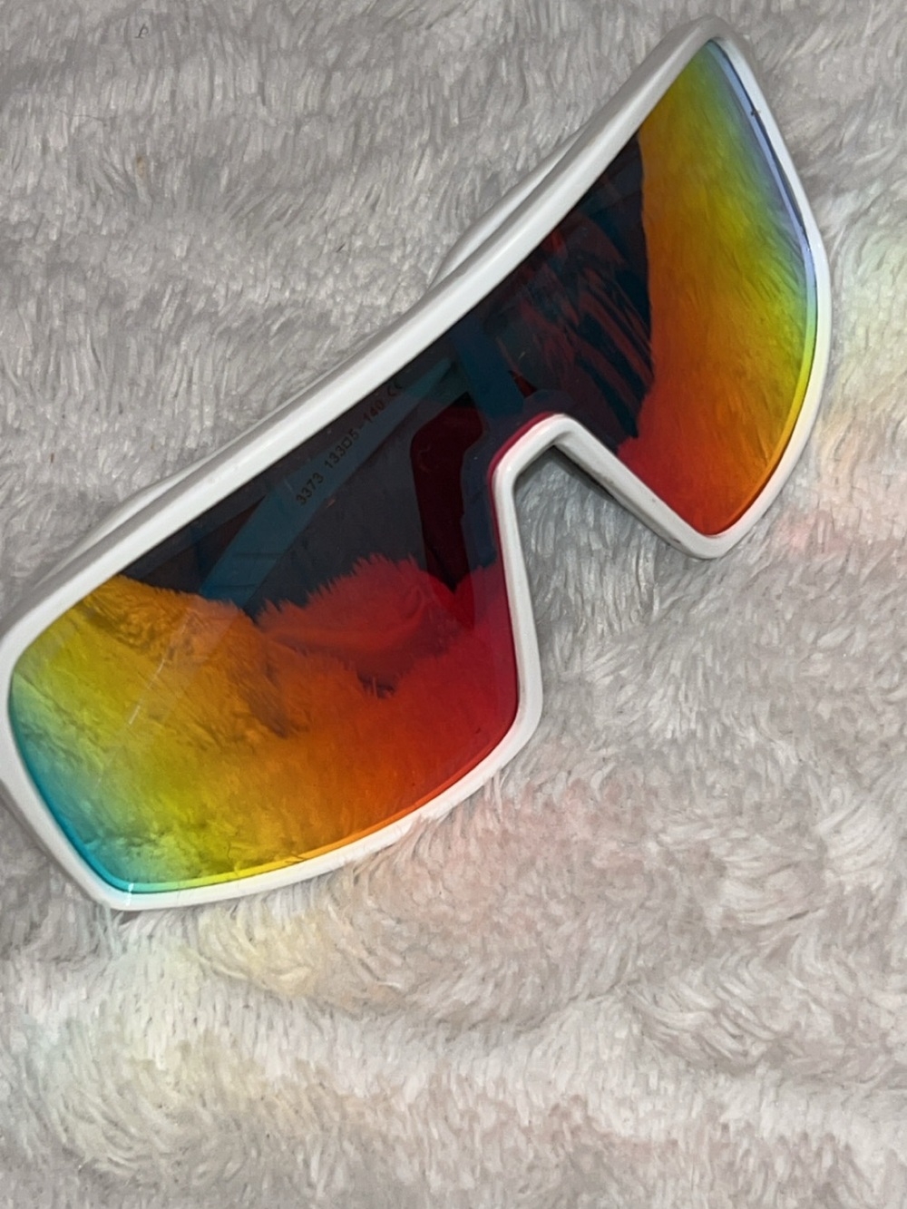 Men's Unbranded Sunglasses One Size White Multicolor